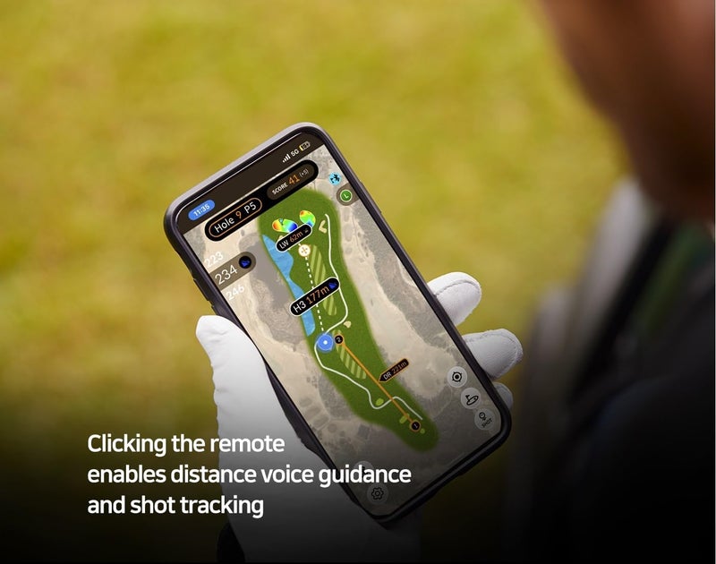 Golf Buddy GOLFBUDDY Voice XL Magnetic Golf GPS Speaker - Distances Visible, Rich Sound with 20W Woofer & 10W Tweeter, Clip-on Remote Controller, Attachable to Golf Cart, 10 Hours Battery Life, IPX6 Waterproof - Image 4